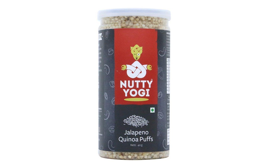 Nutty Yogi Jalapeno Quinoa Puffs    Jar  40 grams